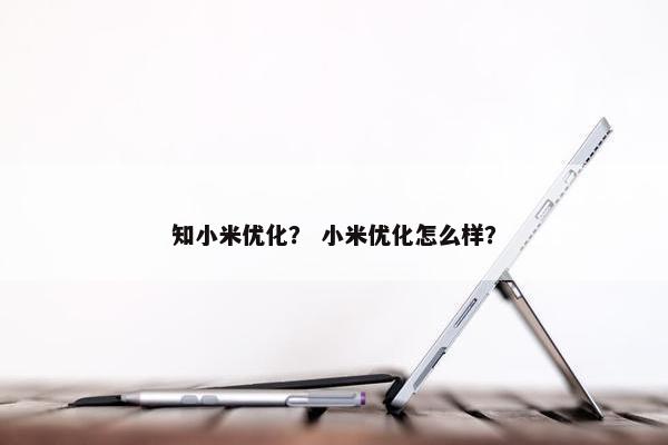 知小米优化？ 小米优化怎么样？
