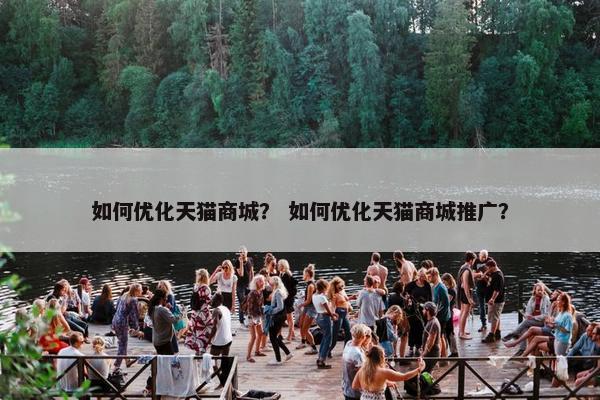 如何优化天猫商城？ 如何优化天猫商城推广？