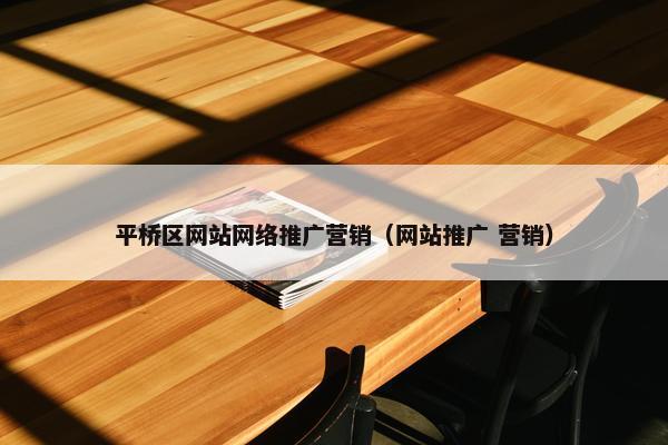 平桥区网站网络推广营销（网站推广 营销）