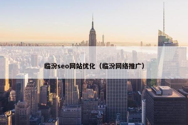 临汾seo网站优化（临汾网络推广）