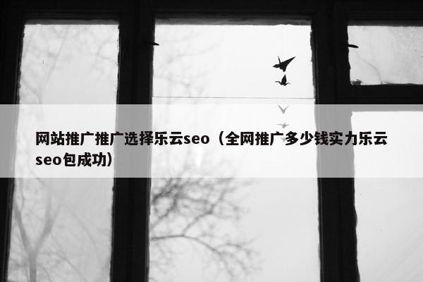 网站推广推广选择乐云seo（全网推广多少钱实力乐云seo包成功）